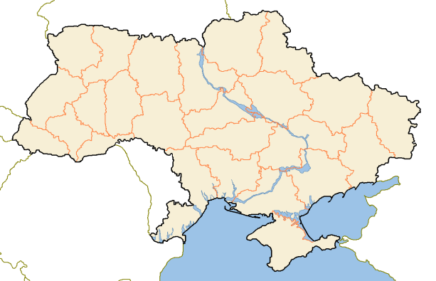 контурна карта україни